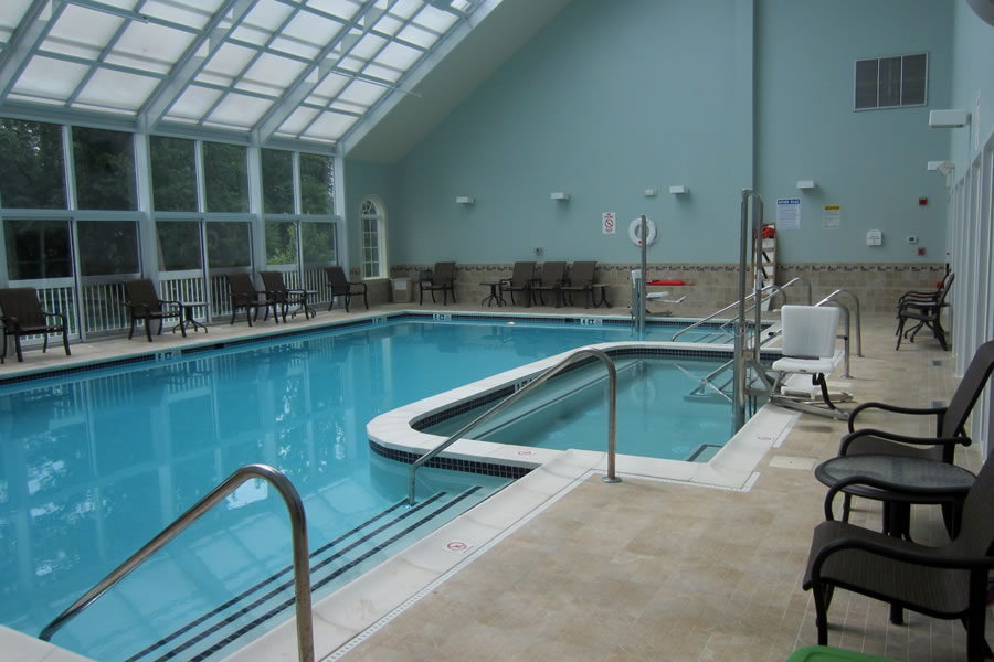 Fox Ridge Wharton, New Jersey Commercial Pool Design by Omega Pool Structures, Inc