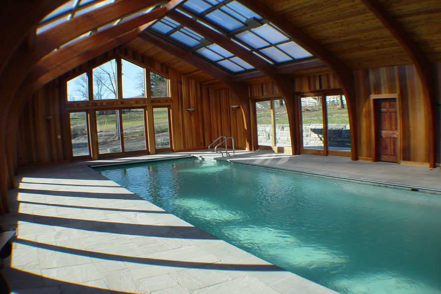 Indoor Pool Sparta, New Jersey Residential Pool Design by Omega Pool Structures, Inc