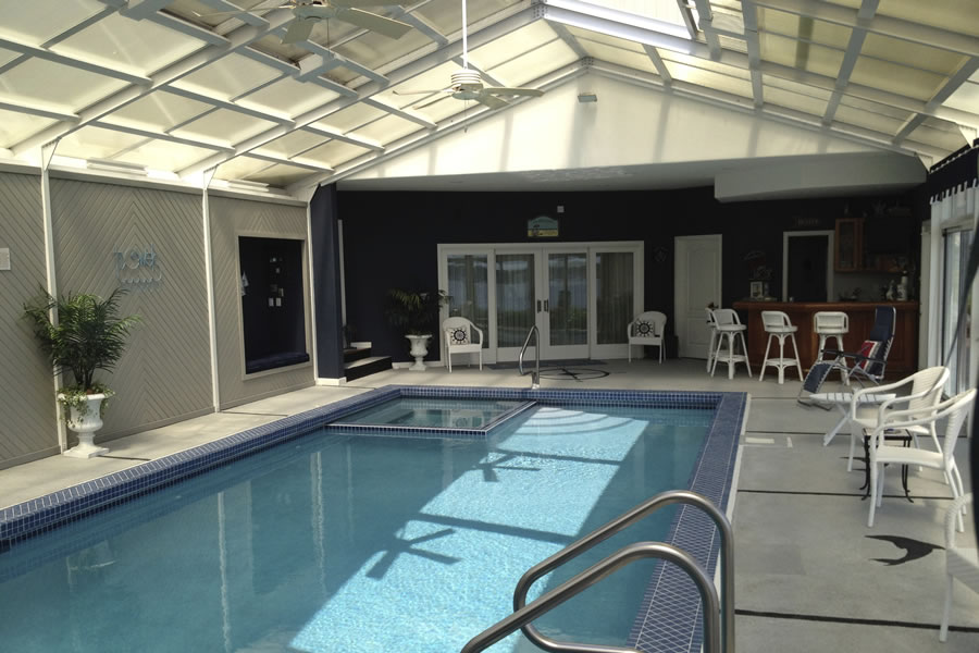 Indoor Pool Brick, New Jersey Residential Pool Design by Omega Pool Structures, Inc