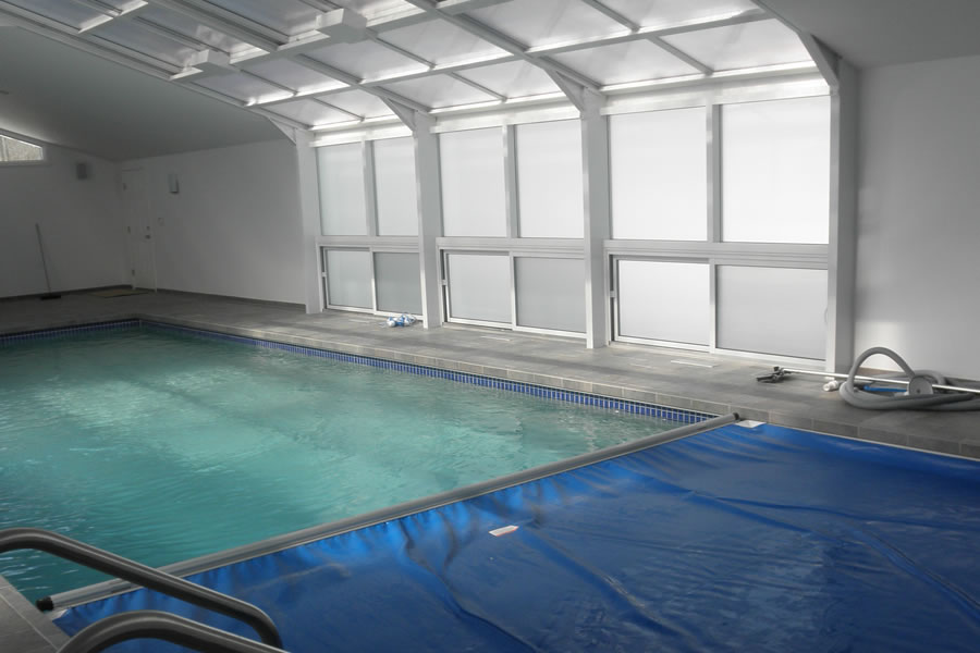 Indoor Pool Lakewood, New Jersey Residential Pool Design by Omega Pool Structures, Inc