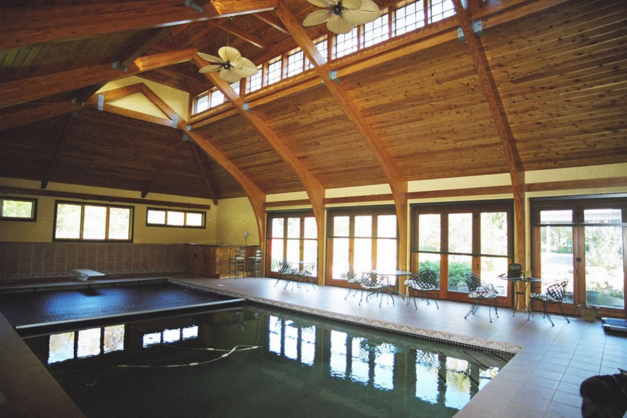 Indoor Pool Princeton, New Jersey Residential Pool Design by Omega Pool Structures, Inc